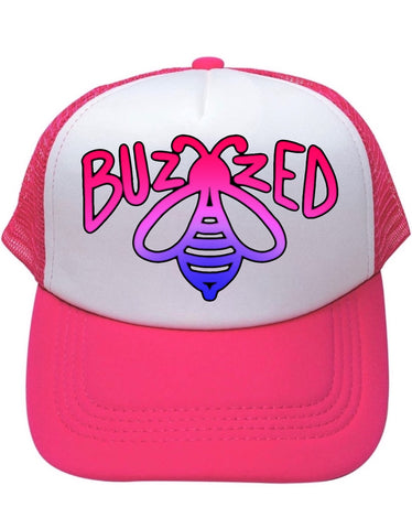 Buzzed trucker hat